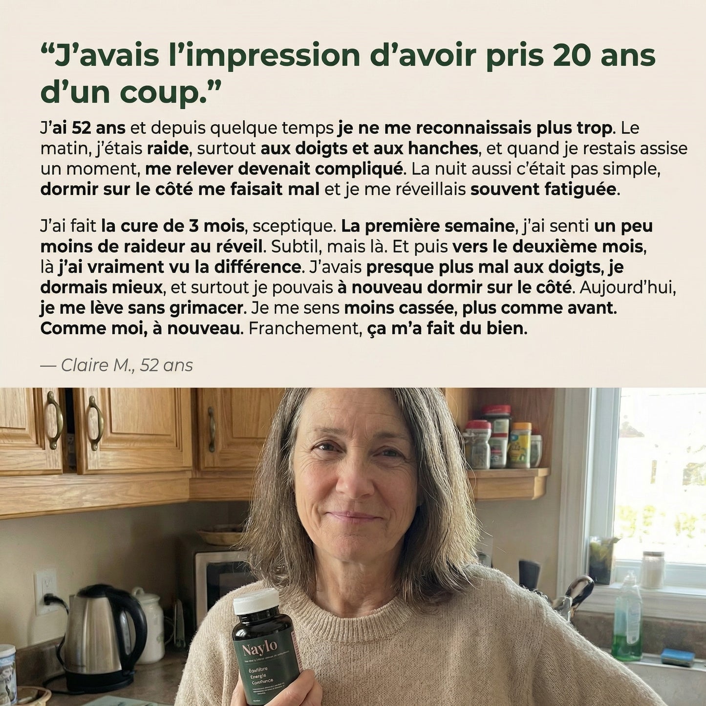 Naylo ｜ Ménopause Confort Articulaire & Hormonal