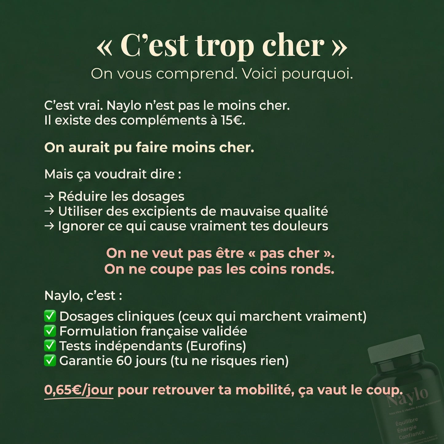 Naylo ｜ Ménopause Confort Articulaire & Hormonal