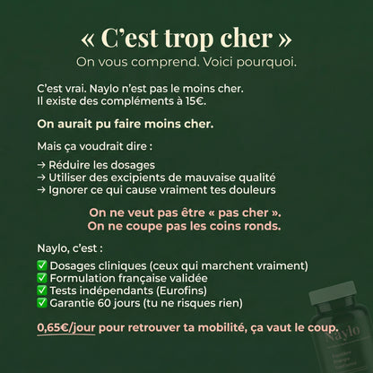 Naylo ｜ Ménopause Confort Articulaire & Hormonal